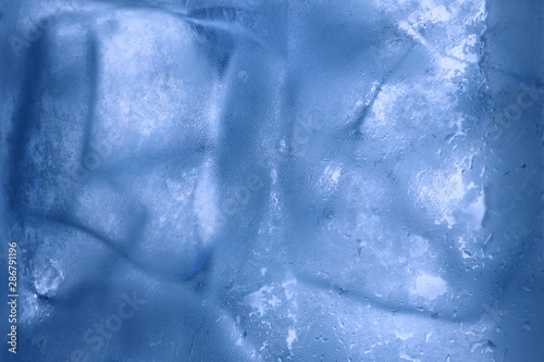 abstract ice in bucket