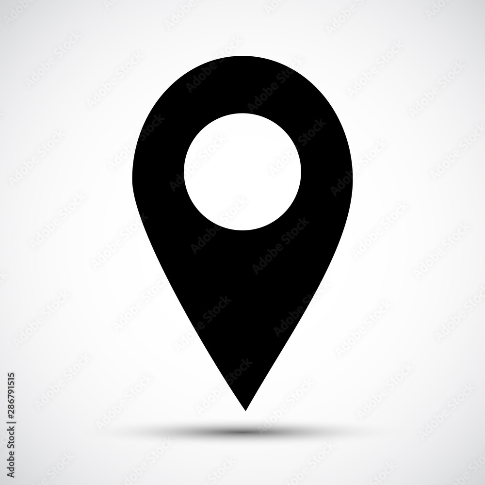 Location Icon Sign Isolate on white Background,Vector Illustration
