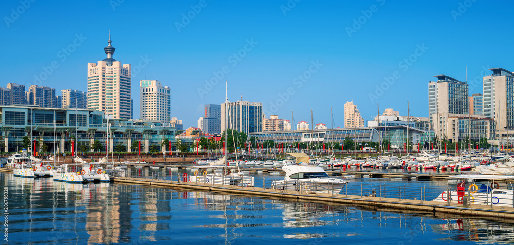 Obraz premium Qingdao Cruise Terminal