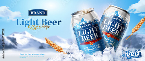 Summer light beer ads