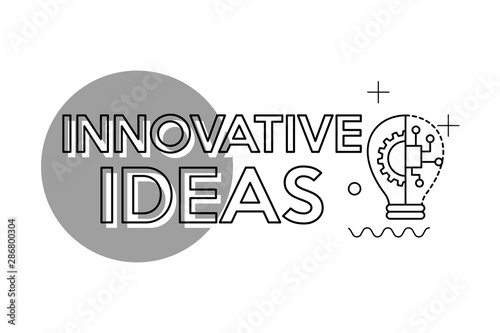 Concept creative idea and innovation.