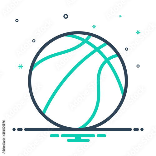 Foto mix icon for ball roundish