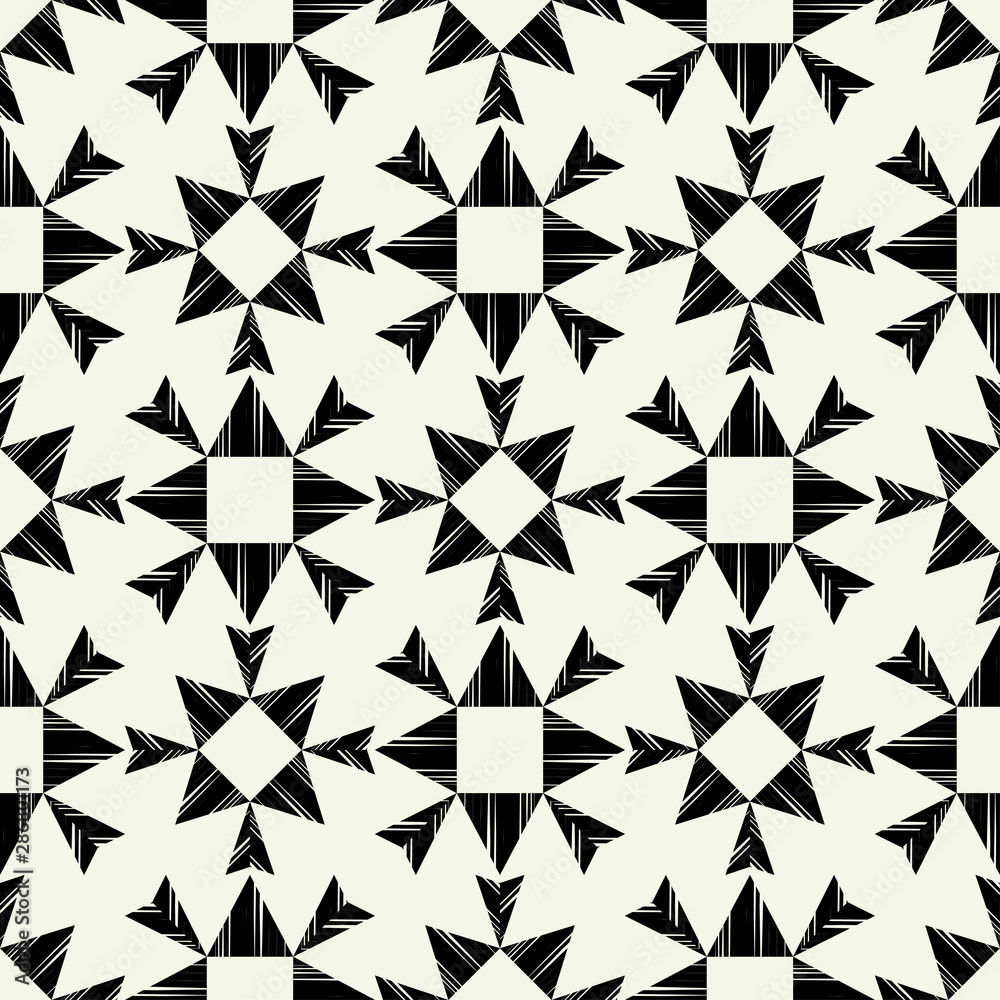 Patterned triangles. Trendy seamless pattern designs. Vector geometric background. Can be used for wallpaper, textile, invitation card, wrapping, web page background. Patterned triangles. Trendy seamless pattern designs. Vector geometric background. Can be used for wallpaper, textile, invitation card, wrapping, web page background.
