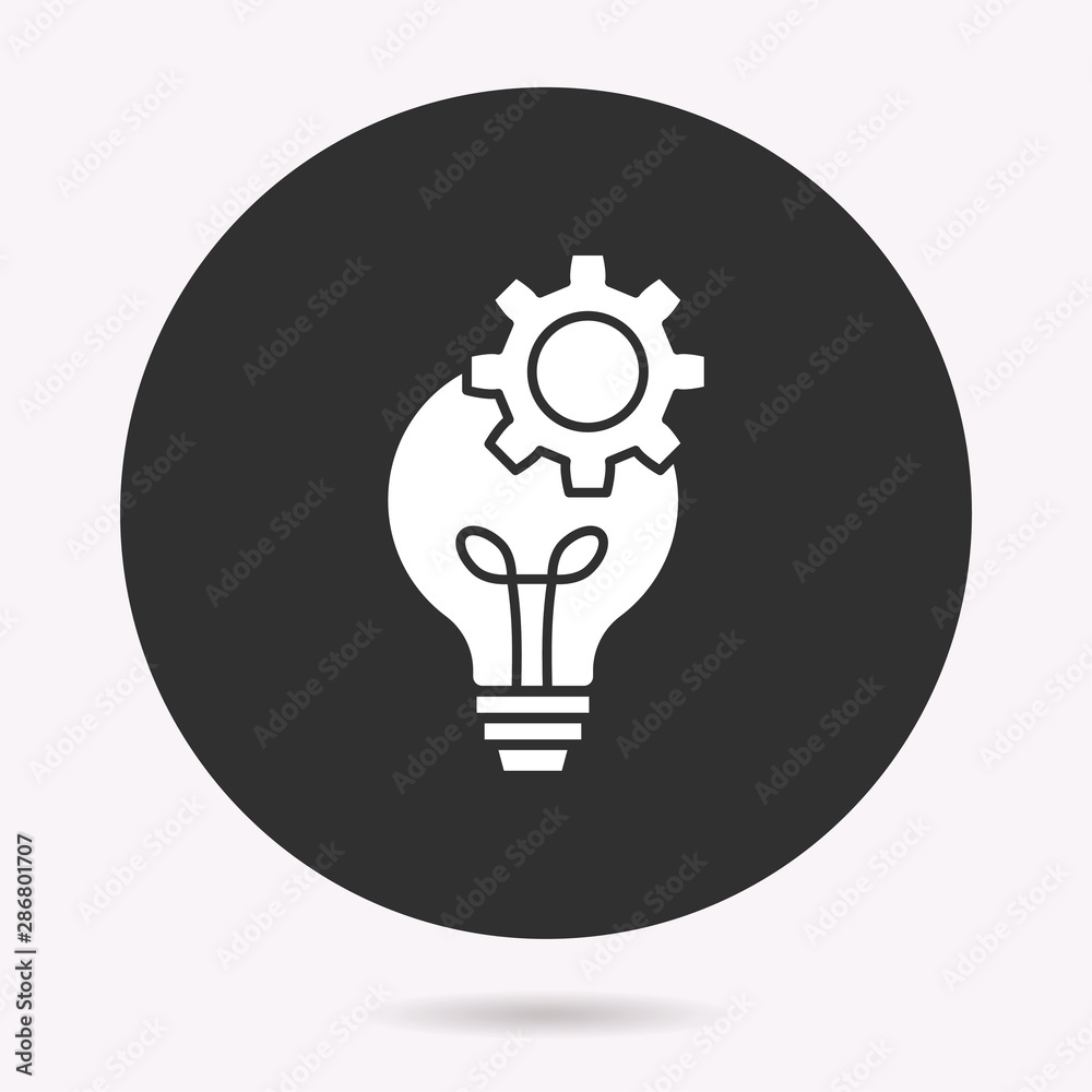 Idea generation - vector icon. Illustration isolated. Simple pictogram. Idea generation - vector icon. Illustration isolated. Simple pictogram.