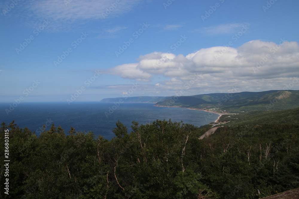 A view of the Atlantic Ocean coast line