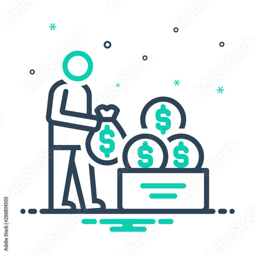 mix icon for taxpayer