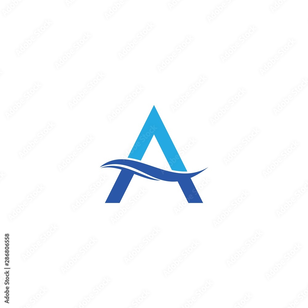 Initial A letter icon logo design vector template Initial A letter icon logo design vector template