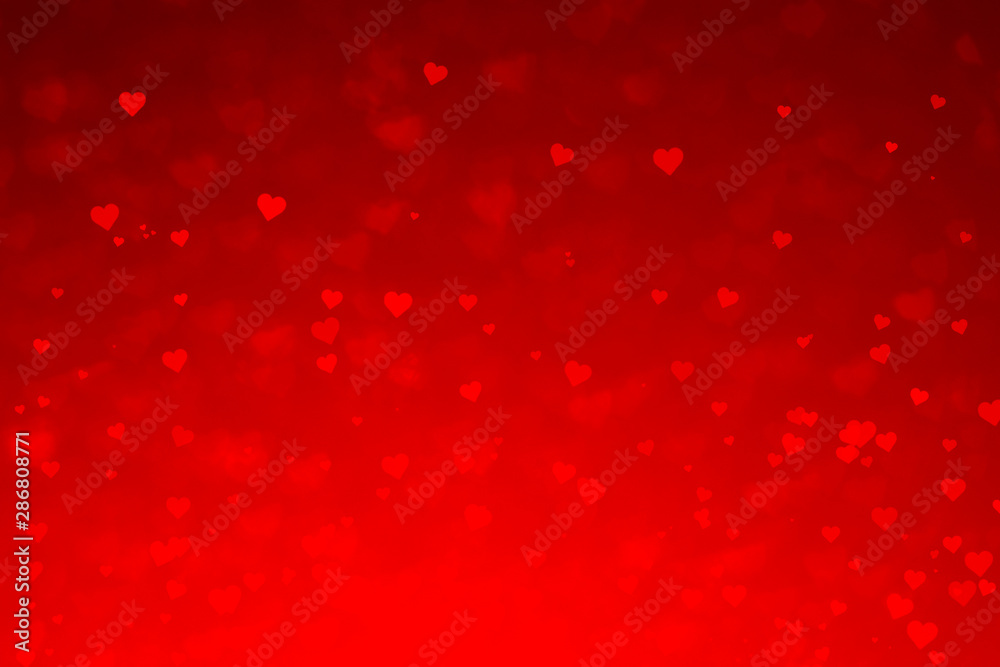 Red Hearts Valentines Day Background