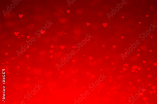 Red Hearts Valentines Day Background