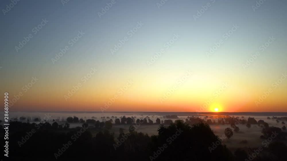 Beautiful morning time lapse of sunrise at countryside landscape. Video footage. Beautiful morning time lapse of sunrise at countryside landscape. Video footage.