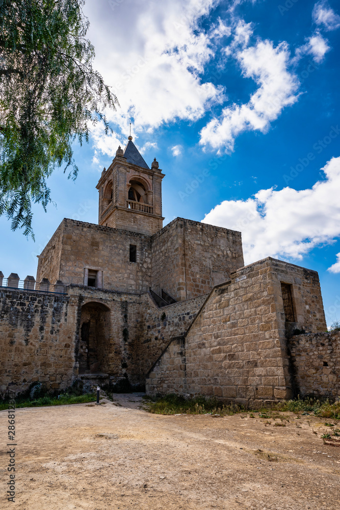 Alcazaba Castle of Antequera in province Malaga. Andalusia, Spain