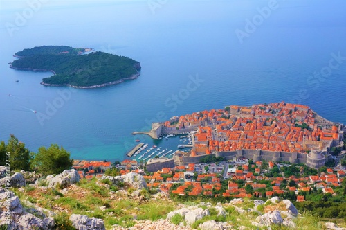 Srd Mountain in Dubrovnik, Croatia