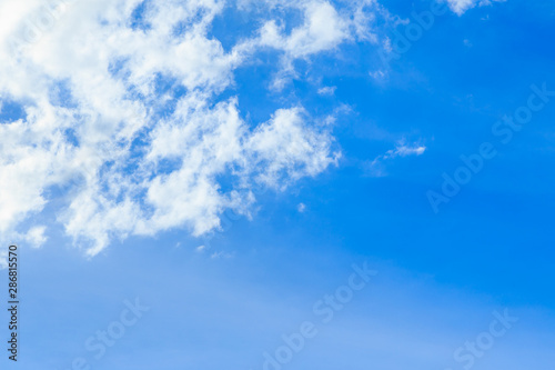 Abstract blue sky background and white clouds in sunny day