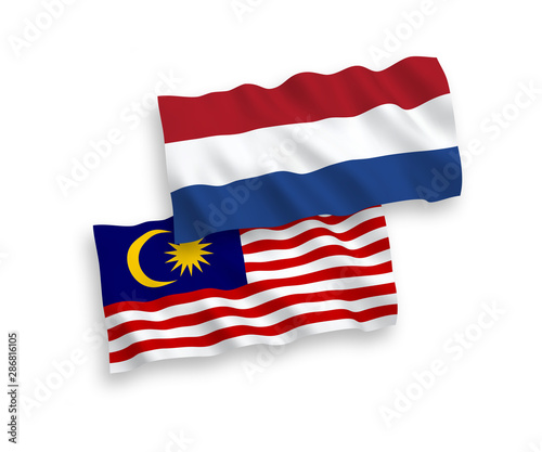 National vector fabric wave flags of Malaysia and Netherlands isolated on white background. 1 to 2 proportion. Free Download National vector fabric wave flags of Malaysia and Netherlands isolated on white background. 1 to 2 proportion. - GFXLoad