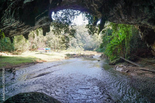 Lod Cave near Pai, North of Thailand photo