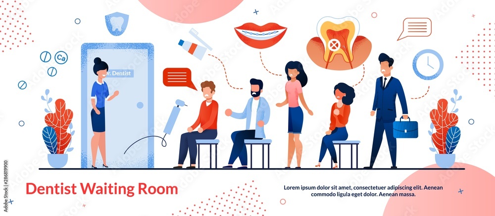 Bright Poster is Written Dentist Whiting Room. Bright Poster is Written Dentist Whiting Room.