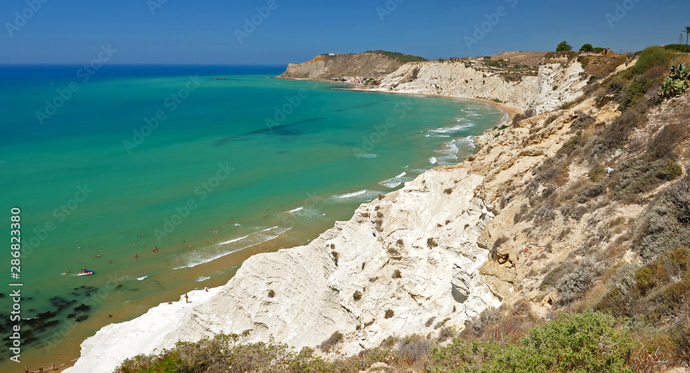 beautiful beach in Agrigento, Sicily- Italy