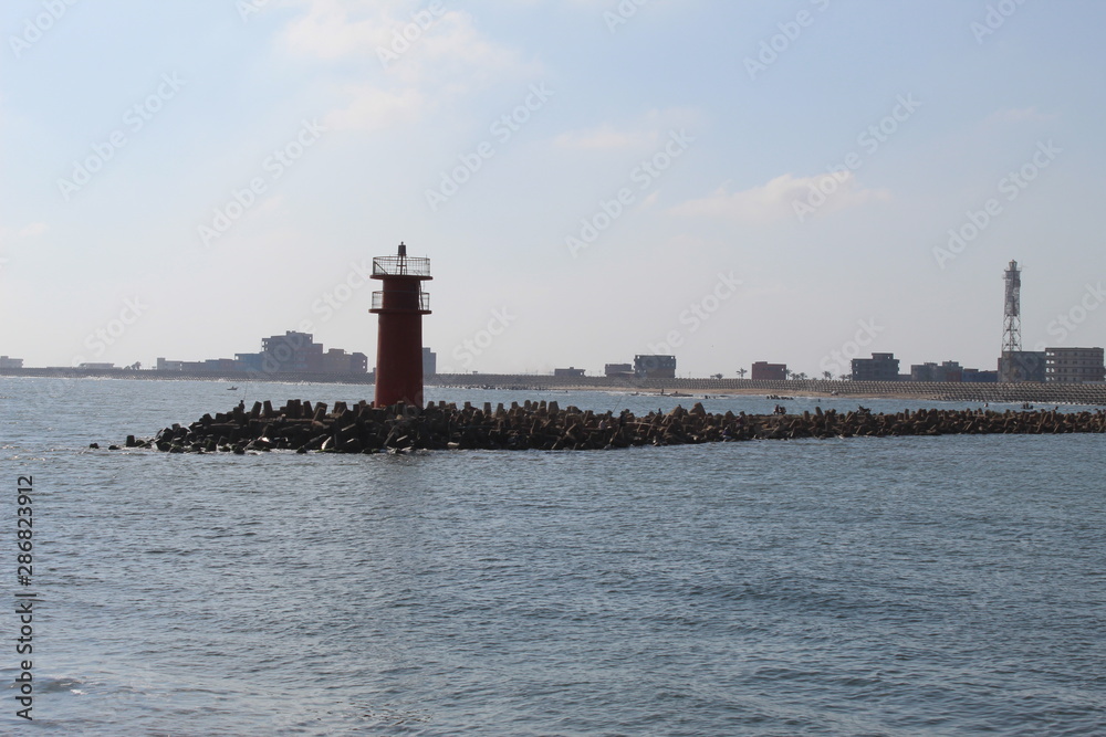 lighthouse at morning