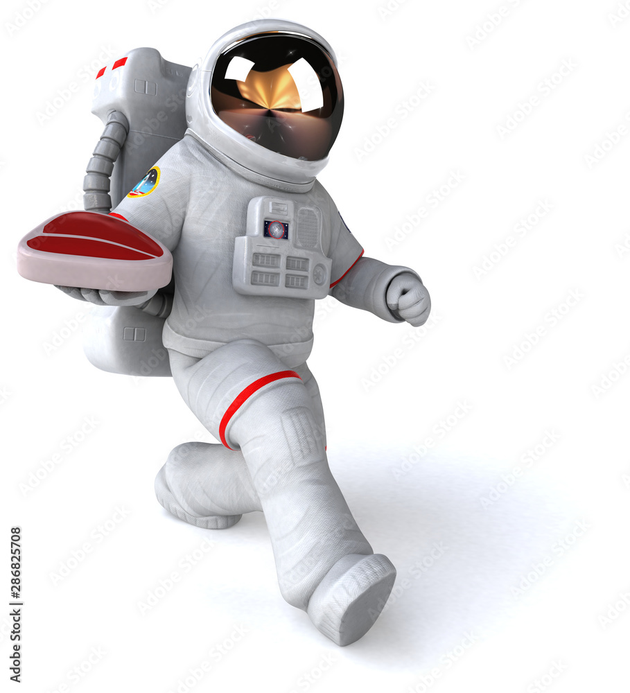 Fun astronaut - 3D Illustration Fun astronaut - 3D Illustration