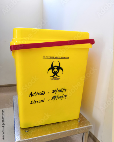 Biohazardous Sharp Container photo