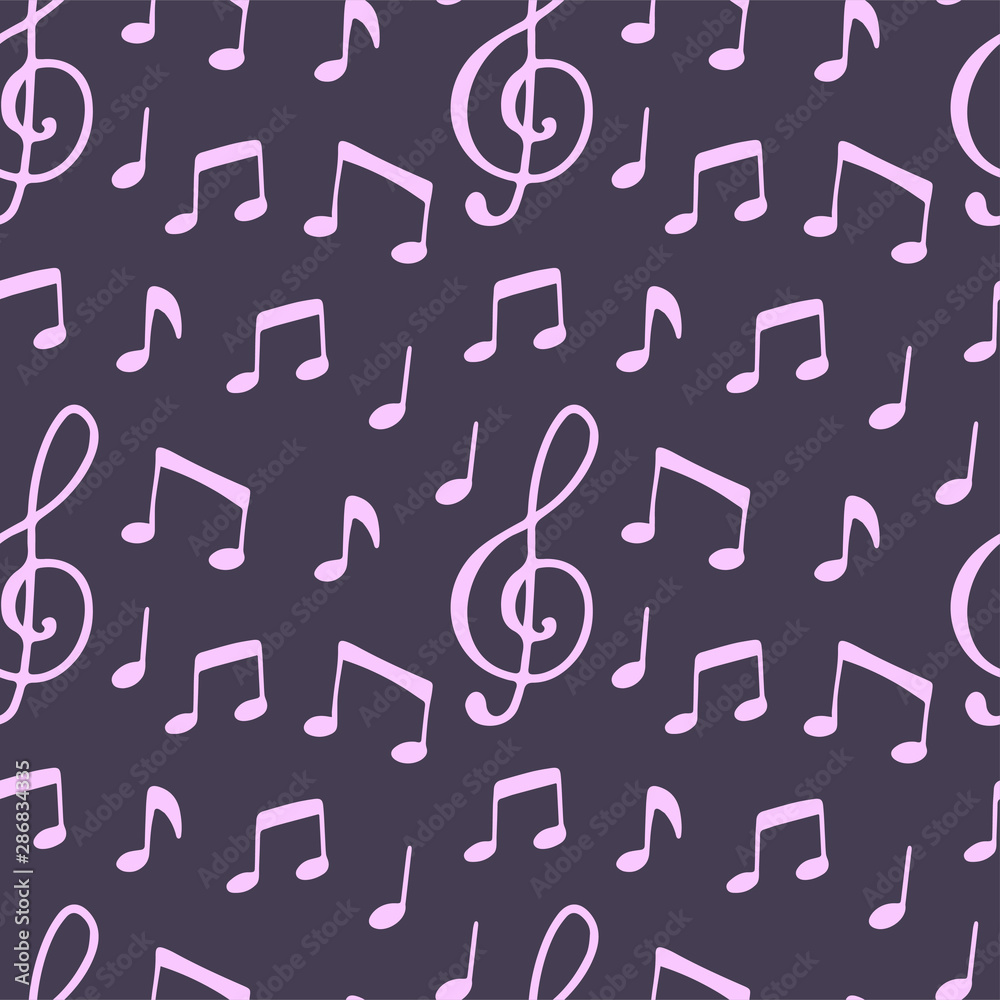 Seamless pattern with music note Seamless pattern with music note