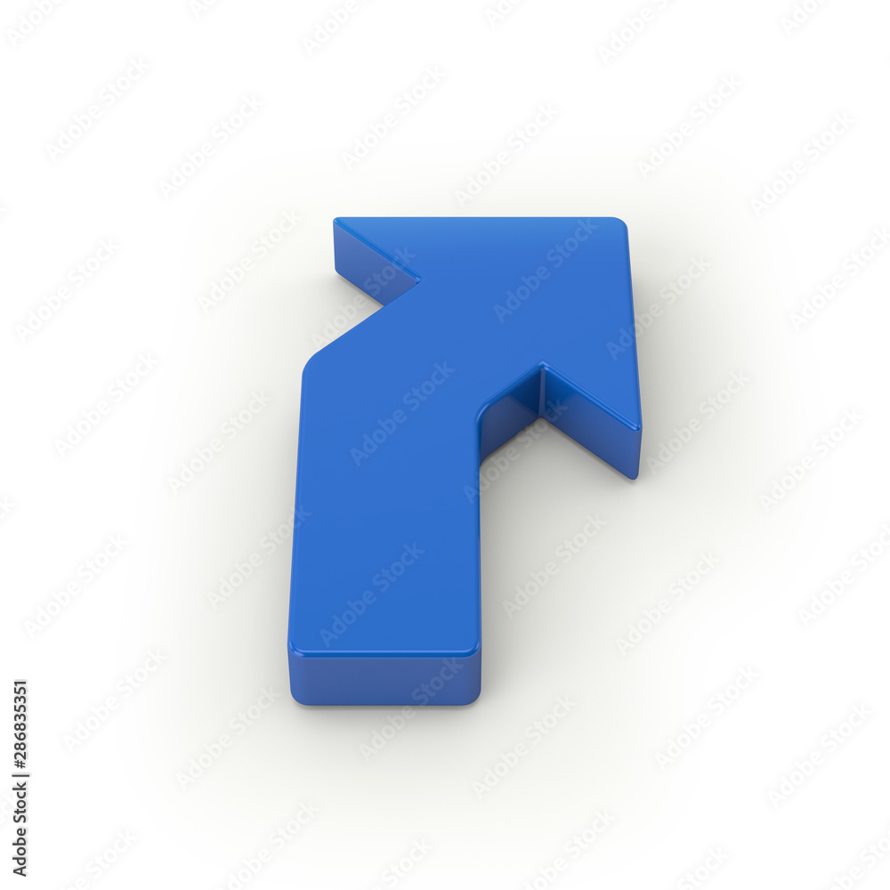 Simple Blue 3r Arrow Simple Blue 3r Arrow