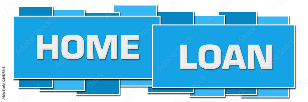 Home Loan Blue Horizontal Squares Boxes Home Loan Blue Horizontal Squares Boxes