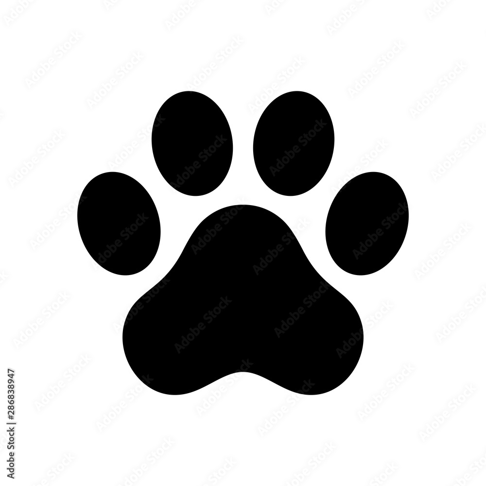 dog paw vector footprint icon french bulldog cartoon character symbol illustration doodle design dog paw vector footprint icon french bulldog cartoon character symbol illustration doodle design