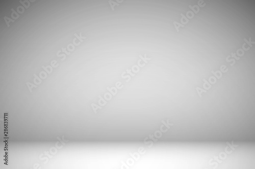 Light studio room white gray background