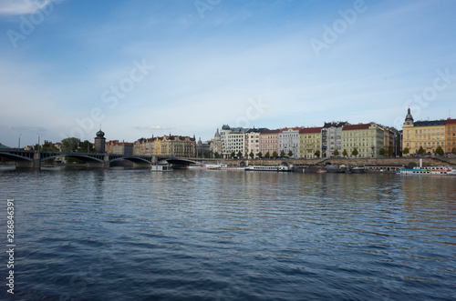 view of the river in prague © Balazs