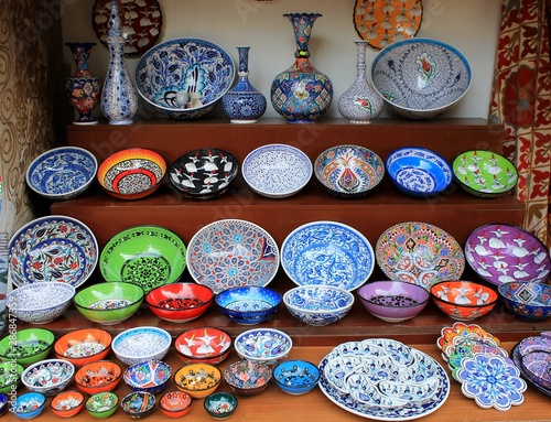 Handicrafts of Turkish masters, textiles, souvenirs © sheftime