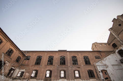 old abandoned sugar factory in Spain