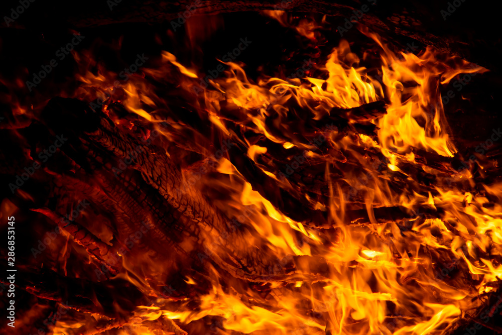 Close up The movement of the flames. Close up The movement of the flames.