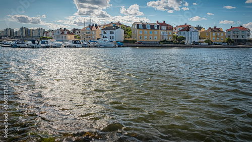 Karlskrona View of Ekholmen Island From the Sea