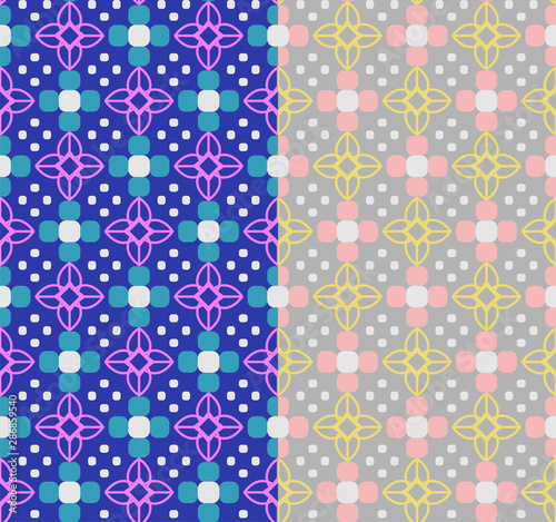 2 color tile pattern different color tone for different occasion
