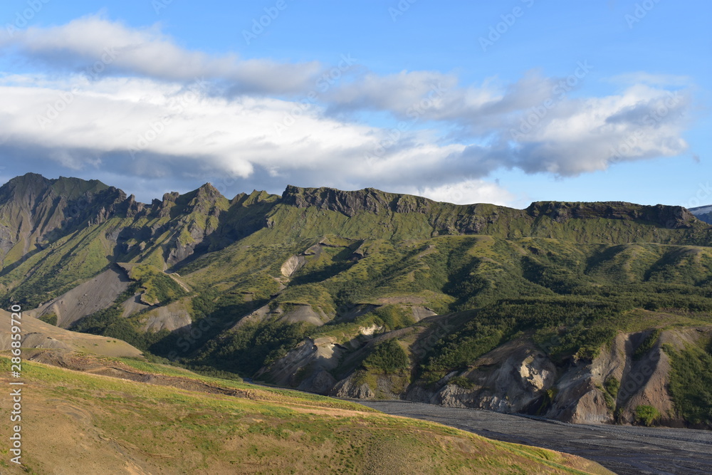 Naklejka premium iceland - landmanlauger