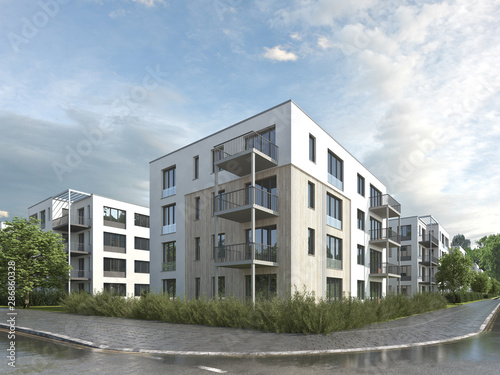 Canvas Print Appartmenthaus 2