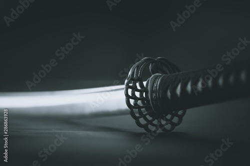 Katana traditional Japanese sword photo