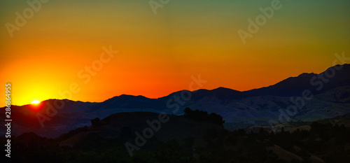 Obraz na płótnie Sunrise Mt. Diablo