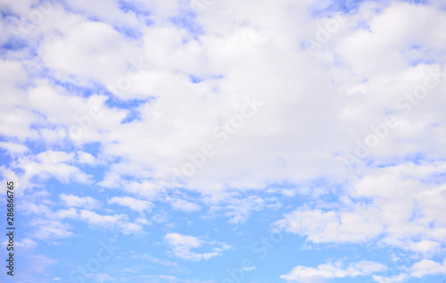blue sky with clouds