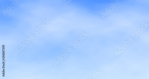 Blue sky wallpaper, clear air, heavenly background, vector illustration.