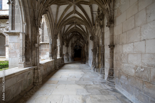Medieval Cloister of Saint Etienne Cathedral in Cahors  Occitanie  France