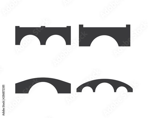 bridge Logo Template vector icon illustration