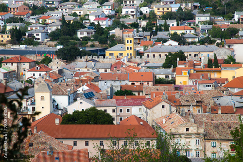 Senj widok na miasto w Chorwacji