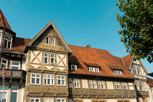 Decorative traditional half timbered houses in Bad Salzuflen, Germany © Corinne