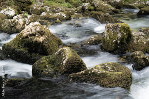 River flowing over rocks