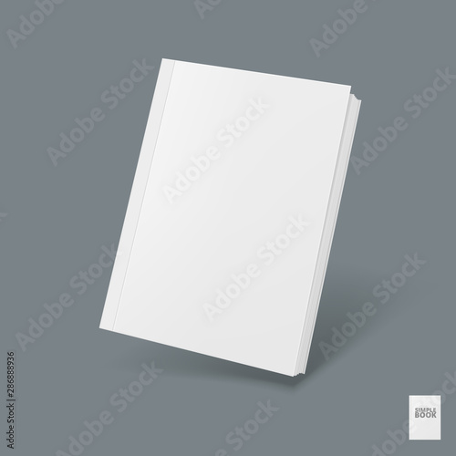 Blank Cover Of Magazine, Book Or Booklet Template