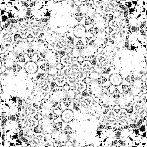 Wallpaper Mural Geometric and abstract background texture design, futuristic background pattern, colorful kaleidoscope background and islamic ottoman art Torontodigital.ca