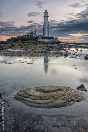 Sunrise at St Mary s  Whitley Bay