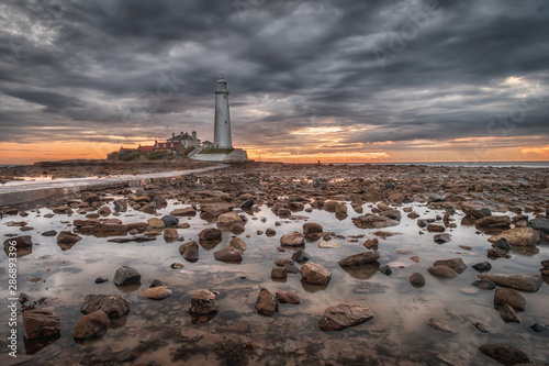 Sunrise at St Mary`s, Whitley Bay